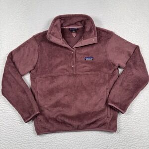 Patagonia Re-Tool Half Snap-T Fleece Pullover Women's Small Mauve Rose